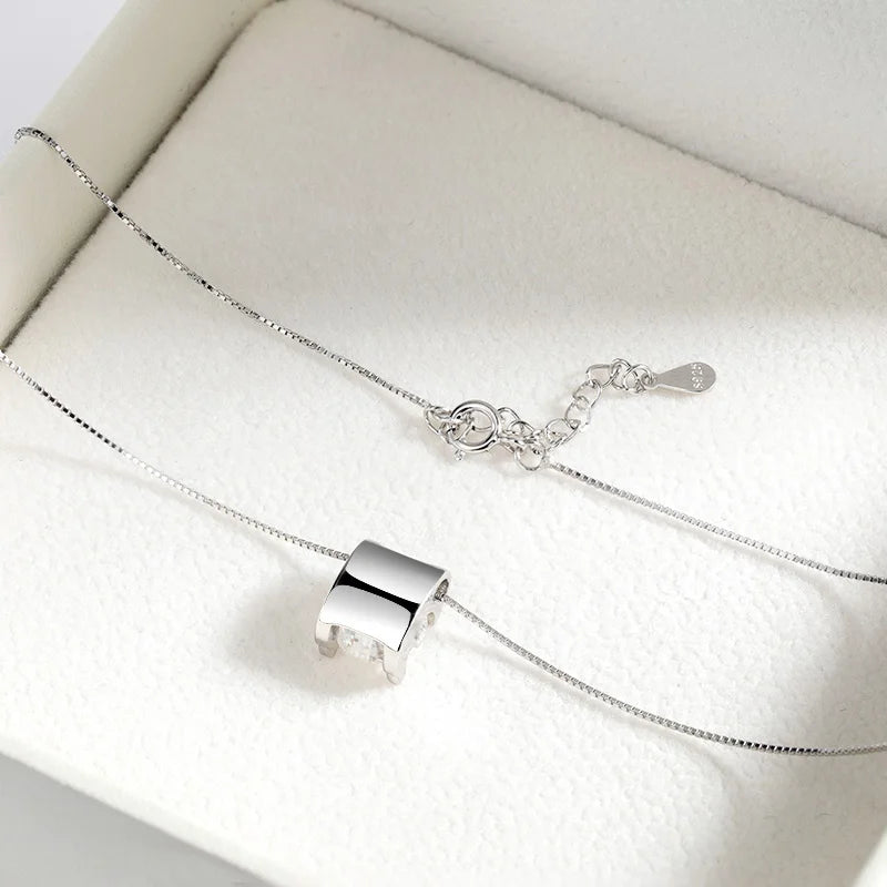 Smyoue 2ct 1ct Test Passed Moissanite Diamond Pendant for Women Classic Trendy 925 Sterling Silver Jewelry Brilliant Halo Gift